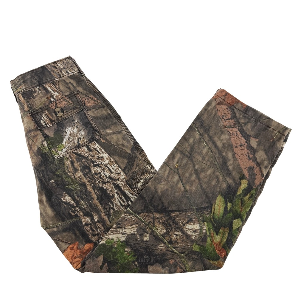 Rustic Ridge Cargo Pants Kids XL Camouflage Ripstop‎ Outdoor Utility Forest Camo